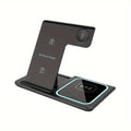 3in 1 Fast Charging Station, Folding Wireless Charger Stand for iPhone 16, 15, 14,13,12,11/Pro/Max/Mini/Plus, X, XR, XS/Max, SE, 8/Plus, for Apple Watch 1-9, for Airpods 3/2/Pro, TIMESS
